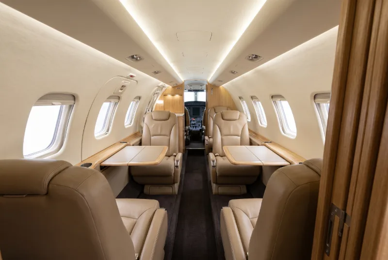 Cessna Citation CJ3 cabin