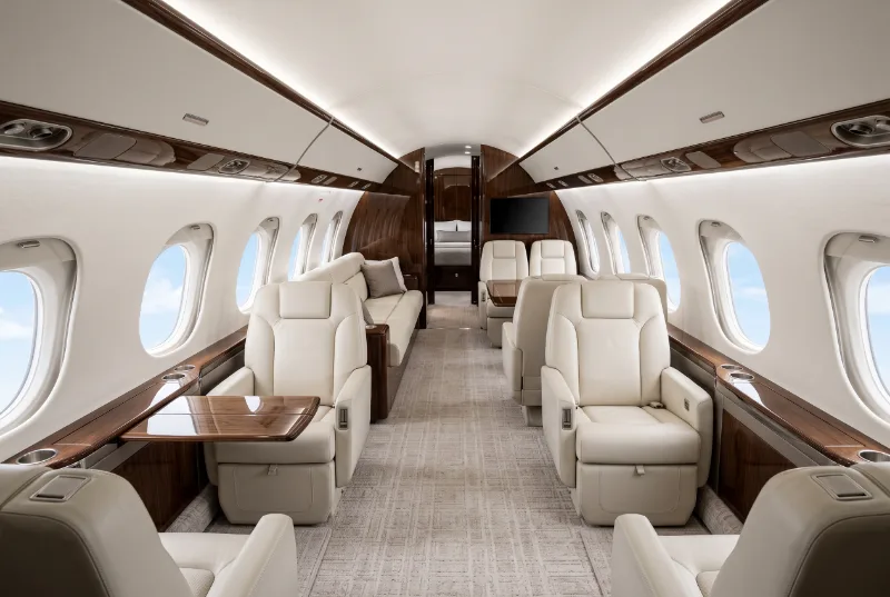 Gulfstream G650ER cabin